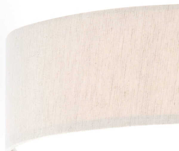 GLOBO Deckenleuchte Conny beige H/D: ca. 15x50 cm 1 Brennstellen – Bild 4
