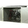 Westmann Fahrradgarage Gartenbox anthrazit anthrazit B/H/L: ca. 203x158x200 cm – Bild 4