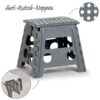 Zeller Klapphocker anthrazit B/H/L: ca. 30x32x37 cm Zeller Klapphocker anthrazit B/H/L: ca. 30x32x37 cm – Bild 4