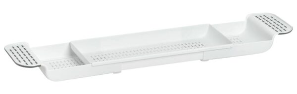 Zeller Badewannenablage weiß Kunststoff B/H/L: ca. 17,3x6,5x55 cm – Bild 3