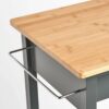 Zeller Küchenrollwagen grau MDF B/H/L: ca. 40x93x58 cm – Bild 4