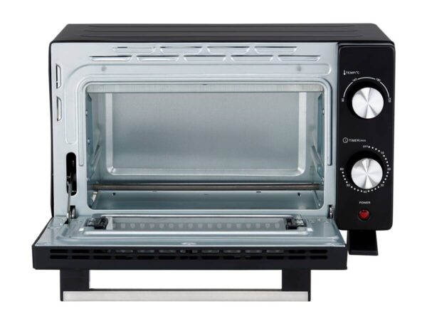 POCOline Mini-Backofen schwarz Metall B/H/L: ca. 29,6x23,1x39,1 cm ca. 9 l POCOline Mini-Backofen schwarz Metall B/H/L: ca. 29,6x23,1x39,1 cm ca. 9 l – Bild 2