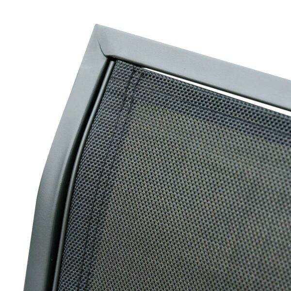 Outsunny Schaukelbank schwarz Metall B/H/L: ca. 75x85x151 cm Outsunny Schaukelbank schwarz Metall B/H/L: ca. 75x85x151 cm – Bild 3