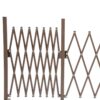 Outsunny Scherengitter dunkelbraun Aluminium B/H/L: ca. 31x103,5x405 cm – Bild 2