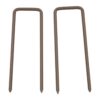 Outsunny Scherengitter dunkelbraun Aluminium B/H/L: ca. 31x103,5x405 cm – Bild 3