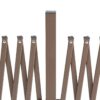 Outsunny Scherengitter dunkelbraun Aluminium B/H/L: ca. 31x103,5x405 cm – Bild 4