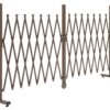 Outsunny Scherengitter dunkelbraun Aluminium B/H/L: ca. 31x103,5x405 cm – Bild 5