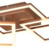 Reality LED-Deckenleuchte Trail Metall B/H/T: ca. 53x53x7 cm – Bild 2