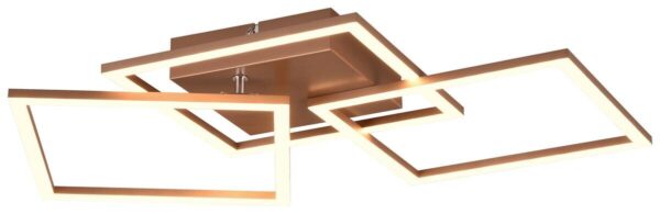 Reality LED-Deckenleuchte Trail Metall B/H/T: ca. 53x53x7 cm – Bild 2