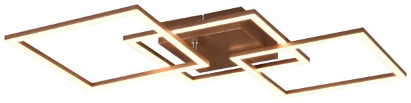 Reality LED-Deckenleuchte Trail Metall B/H/T: ca. 53x53x7 cm – Bild 3