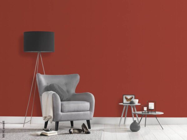 Livingwalls Vliestapete Best of Vlies Uni rot B/L: ca. 53x1005 cm – Bild 4