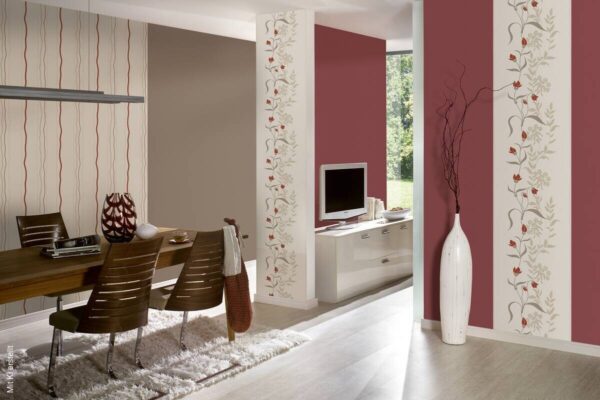 Livingwalls Vliestapete Best of Vlies Floral creme B/L: ca. 53x1005 cm – Bild 4