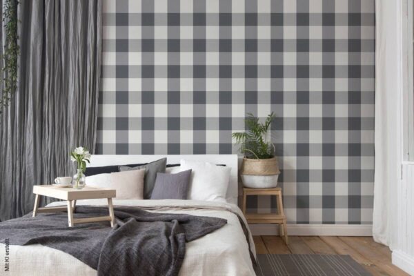 A.S.Creation Vliestapete Black u.White Rauten grau B/L: ca. 53x1005 cm – Bild 4