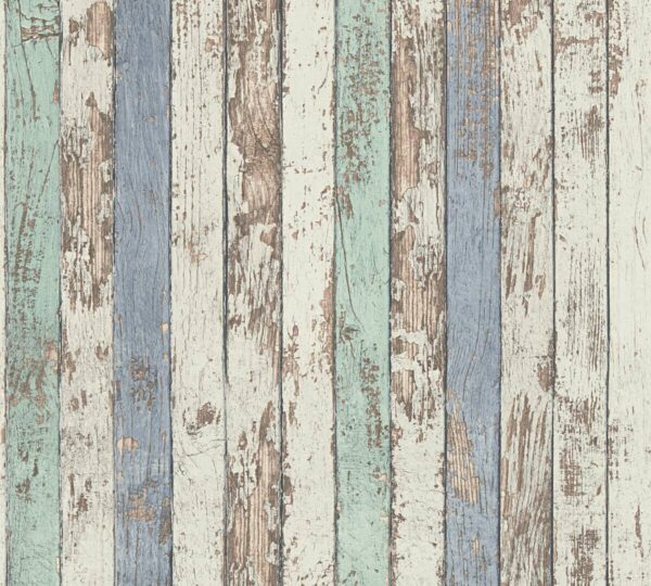 A.S.Creation Vliestapete Elements Holzoptik blau B/L: ca. 53x1005 cm – Bild 4