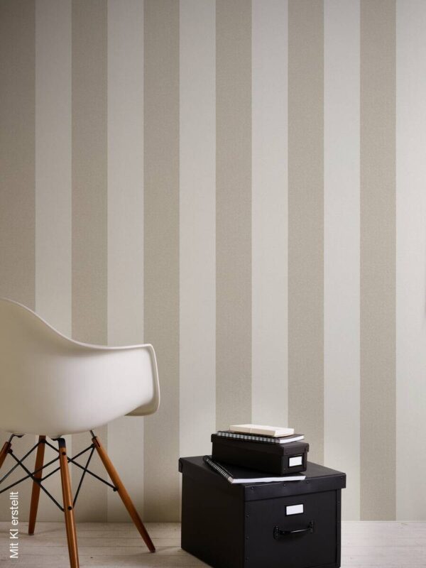 A.S.Creation Vliestapete New Elegance Streifen beige B/L: ca. 53x1005 cm – Bild 4