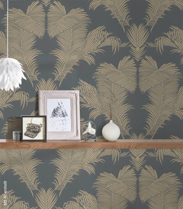 A.S.Creation Vliestapete Trendwall 2 Palmen gold B/L: ca. 53x1005 cm – Bild 4