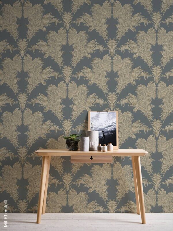 A.S.Creation Vliestapete Trendwall 2 Palmen gold B/L: ca. 53x1005 cm – Bild 5