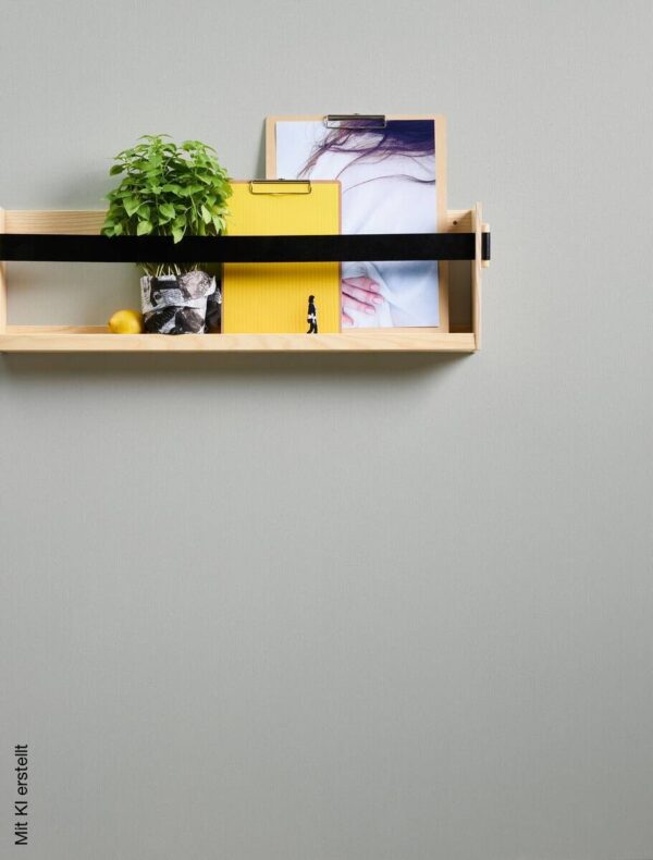 A.S.Creation Vliestapete Trendwall 2 Uni grau B/L: ca. 53x1005 cm – Bild 4