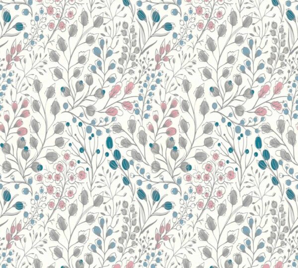 A.S.Creation Vliestapete Attractive 2 Floral weiß B/L: ca. 53x1005 cm – Bild 4