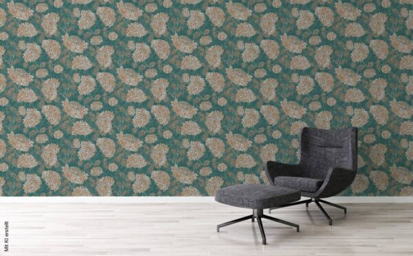 A.S.Creation Vliestapete Attractive 2 Floral grün B/L: ca. 53x1005 cm – Bild 4