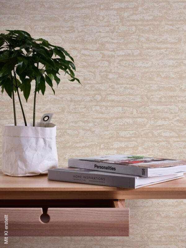 A.S.Creation Vliestapete Attractive 2 Steine beige B/L: ca. 53x1005 cm – Bild 3