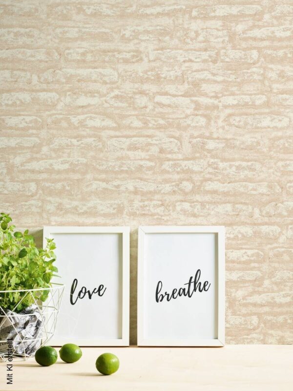 A.S.Creation Vliestapete Attractive 2 Steine beige B/L: ca. 53x1005 cm – Bild 4