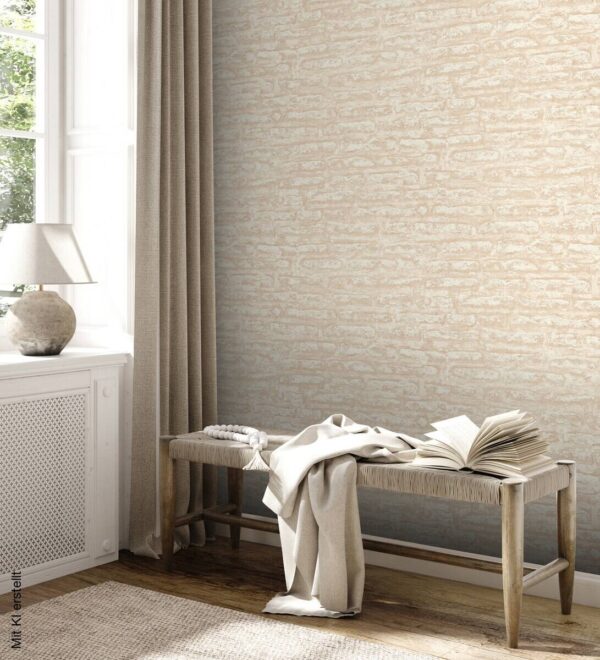 A.S.Creation Vliestapete Attractive 2 Steine beige B/L: ca. 53x1005 cm – Bild 5