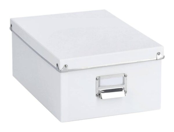 Zeller Aufbewahrungsboxen-Set weiß Metall Zeller Aufbewahrungsboxen-Set weiß Metall – Bild 2