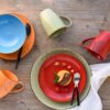 CreaTable Kombiservice NATURE bunt Steinzeug 16 tlg. – Bild 3