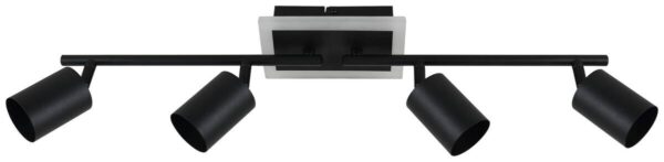 POCOline LED-Spot 4-flg. Akshan schwarz Metall B/H: ca. 73x10 cm 4 Brennstellen – Bild 2