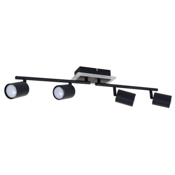 POCOline LED-Spot 4-flg. Akshan schwarz Metall B/H: ca. 73x10 cm 4 Brennstellen – Bild 4