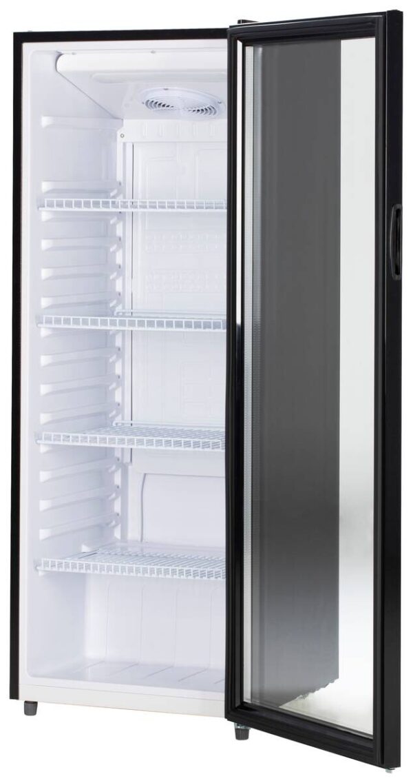 POCOline Glastürkühlschrank GTK144-235 DB schwarz B/H/T: ca. 54x144x55 cm – Bild 3