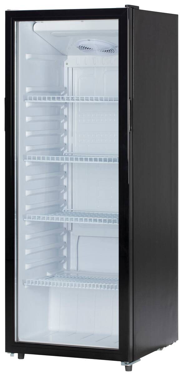 POCOline Glastürkühlschrank GTK144-235 DB schwarz B/H/T: ca. 54x144x55 cm – Bild 4