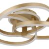 GLOBO Deckenleuchte gold Acryl Aluminium Metall B/H/T: ca. 57,5x20x60 cm 1 Brennstellen – Bild 4