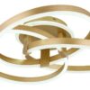 GLOBO Deckenleuchte gold Acryl Aluminium Metall B/H/T: ca. 57,5x20x60 cm 1 Brennstellen – Bild 5