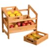 Kesper Küchen-/Aufbewahrungsregal natur Bambus B/H/L: ca. 34,5x39,5x26 cm – Bild 2