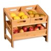 Kesper Küchen-/Aufbewahrungsregal natur Bambus B/H/L: ca. 34,5x39,5x26 cm – Bild 3