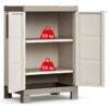 Keter Kunststoffschrank Excellence beige Kunststoff B/H/T: ca. 65x97x45 cm – Bild 2