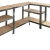 Schwerlaststeckregal 2er-Set verzinkt B/H/T: ca. 200x200x60 cm – Bild 2