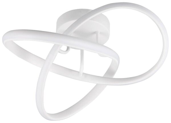 Reality Deckenleuchte Meo weiß Metall H/D: ca. 40x15 cm – Bild 3
