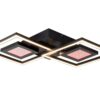 Nolo Deckenleuchte Kenny schwarz Metall B/H/L: ca. 35x6x64 cm – Bild 2
