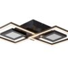 Nolo Deckenleuchte Kenny schwarz Metall B/H/L: ca. 35x6x64 cm – Bild 5