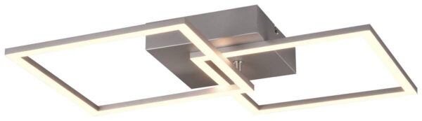 Reality LED-Deckenleuchte Trail titanfarbig Metall B/H/T: ca. 60x7x35 cm 1 Brennstellen Reality LED-Deckenleuchte Trail titanfarbig Metall B/H/T: ca. 60x7x35 cm 1 Brennstellen – Bild 2