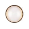 Reality LED-Deckenleuchte Locarno weiß taupe Kunststoff Stoff H/D: ca. 11x30 cm 1 Brennstellen – Bild 5