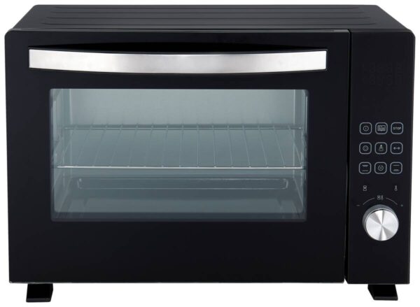 POCOline Mini-Backofen schwarz Glas B/H/L: ca. 38,4x37,2x53,6 cm ca. 36 l POCOline Mini-Backofen schwarz Glas B/H/L: ca. 38,4x37,2x53,6 cm ca. 36 l – Bild 2