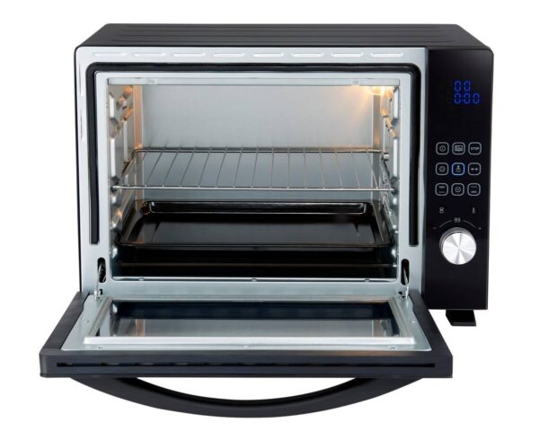 POCOline Mini-Backofen schwarz Glas B/H/L: ca. 38,4x37,2x53,6 cm ca. 36 l POCOline Mini-Backofen schwarz Glas B/H/L: ca. 38,4x37,2x53,6 cm ca. 36 l – Bild 5