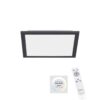 Just Light LED-Deckenpanel FLAT 14754-18 weiß schwarz Metall Kunststoff B/H/T: ca. 29,5x6,5x29,5 cm 1 Brennstellen – Bild 2
