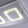 Just Light LED-Deckenleuchte LISA 11571-17 Chrom klar Glas Metall B/H/T: ca. 20x5,8x36 cm 2 Brennstellen – Bild 3
