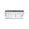 Just Light LED-Deckenleuchte LISA 11571-17 Chrom klar Glas Metall B/H/T: ca. 20x5,8x36 cm 2 Brennstellen – Bild 4