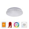 Just Light LED-Deckenleuchte JUPI 14742-16 weiß Kunststoff H/D: ca. 8,5x35 cm 1 Brennstellen – Bild 3